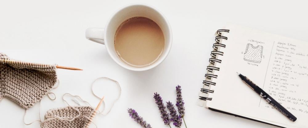 Coffee and notebook