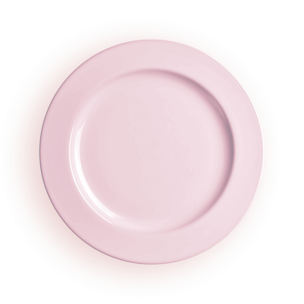Pink plate